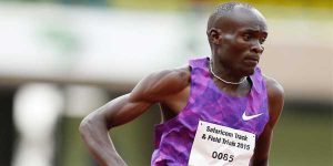 Kenya coach John Anzrah was allegedly carrying 800m runner Ferguson Rotich's (above) accreditation