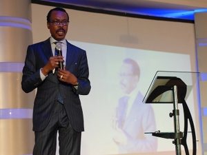 Chief Executive Officer of the Financial Derivatives Company Limited (FDC), Mr. Bismarck Rewane