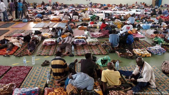 Senegalese refugees awaiting deportation in Morocco